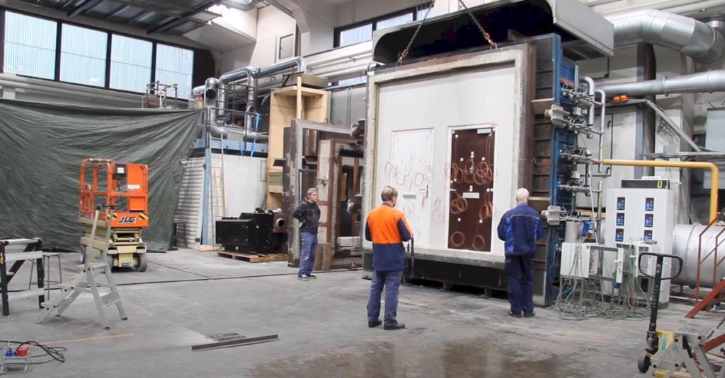 What happens during a fire test?